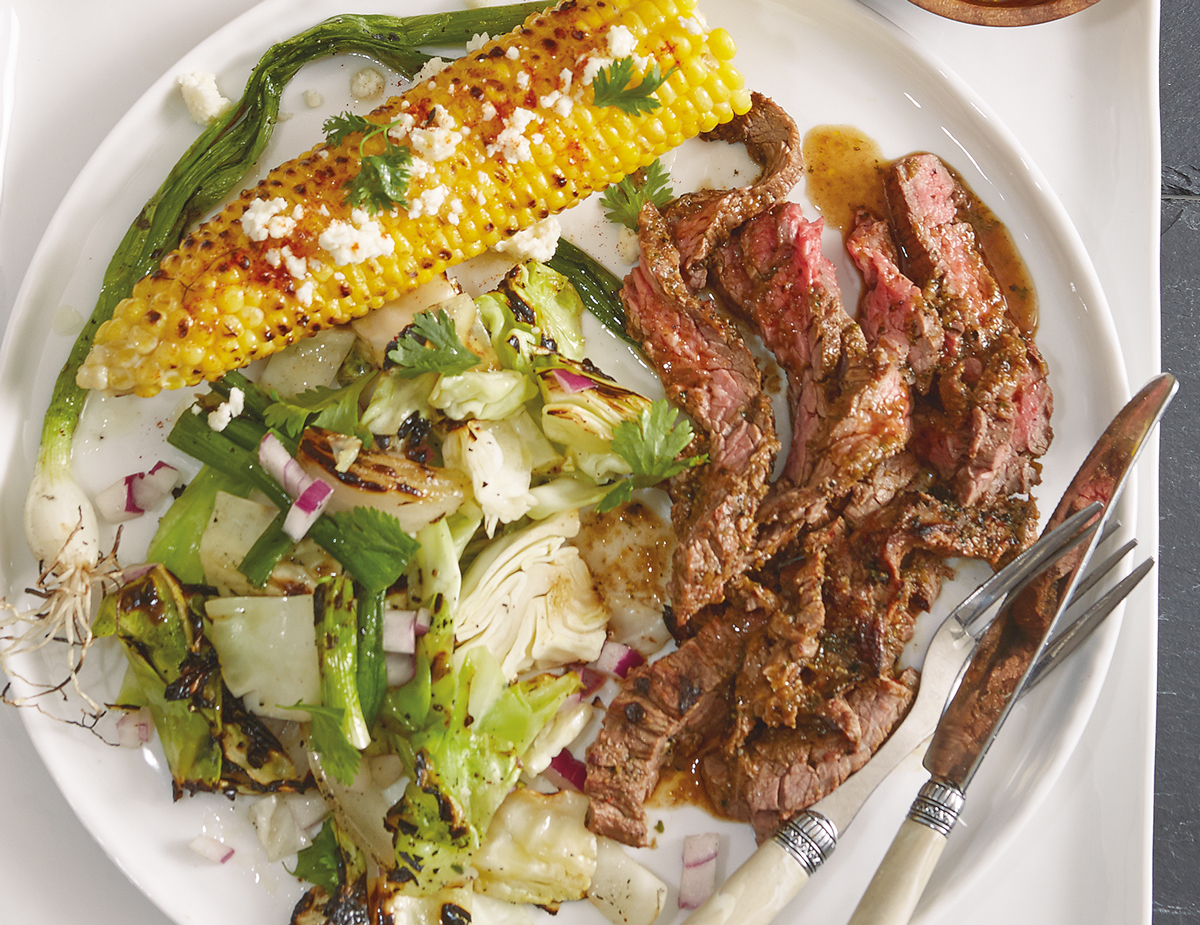 Cilantro-Lime-Carne-Asada-with-Elote