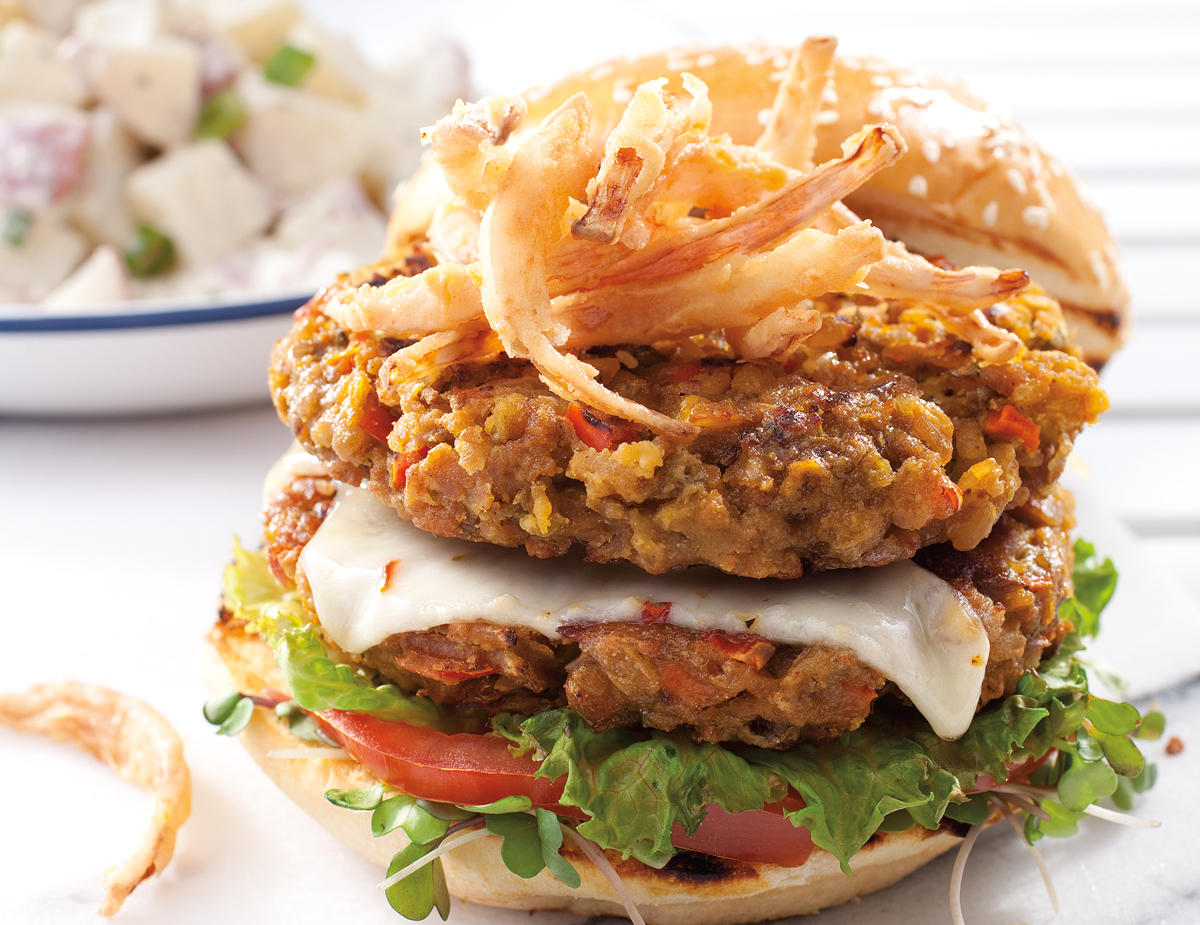 Lentil-Veggie-Burger