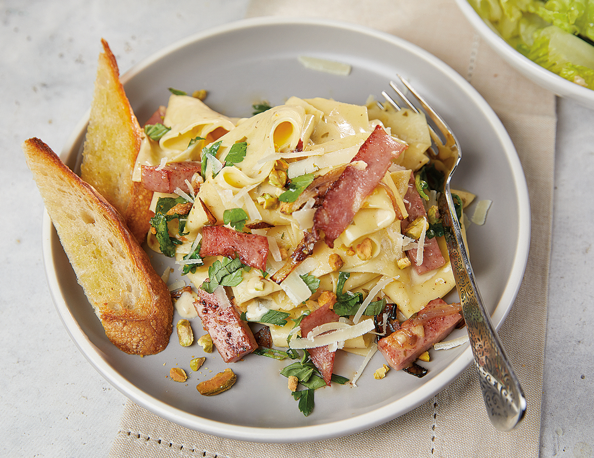 Mortadella-Maltagliati-Pasta