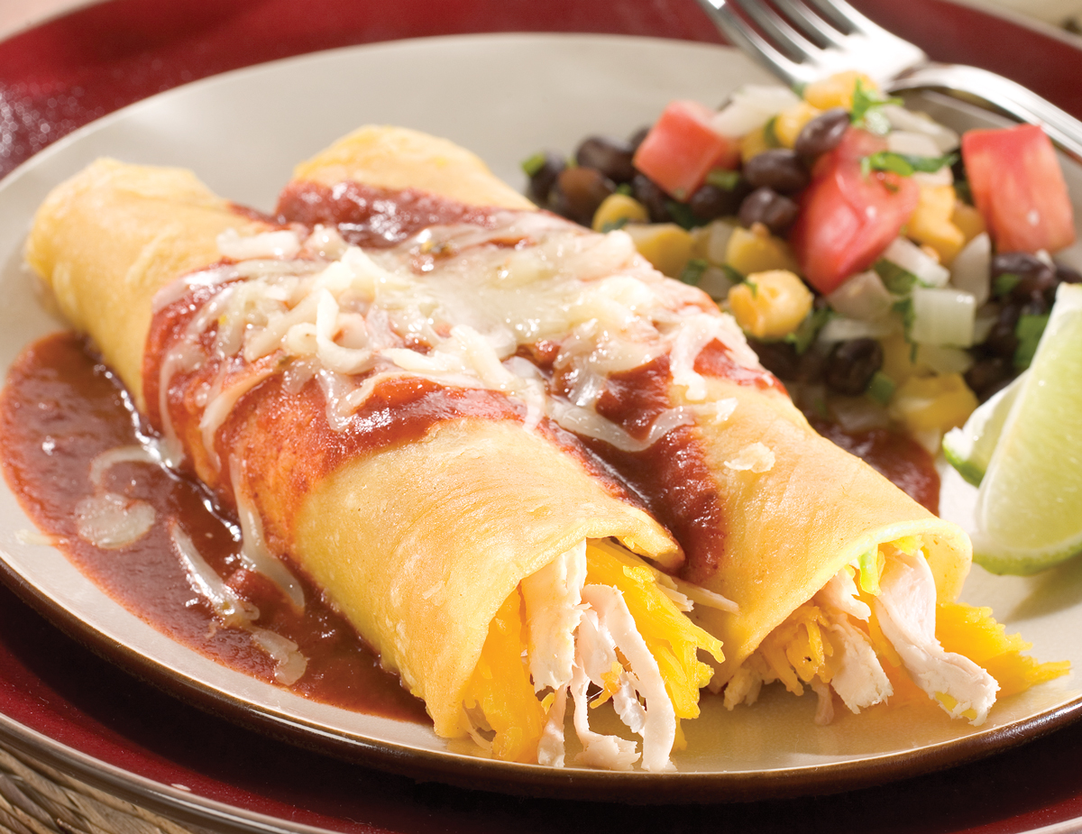 Turkey-Pumpkin-Enchiladas