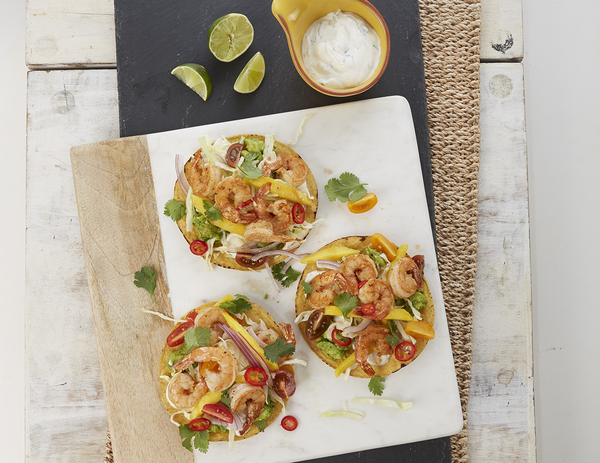 Shrimp Tostadas