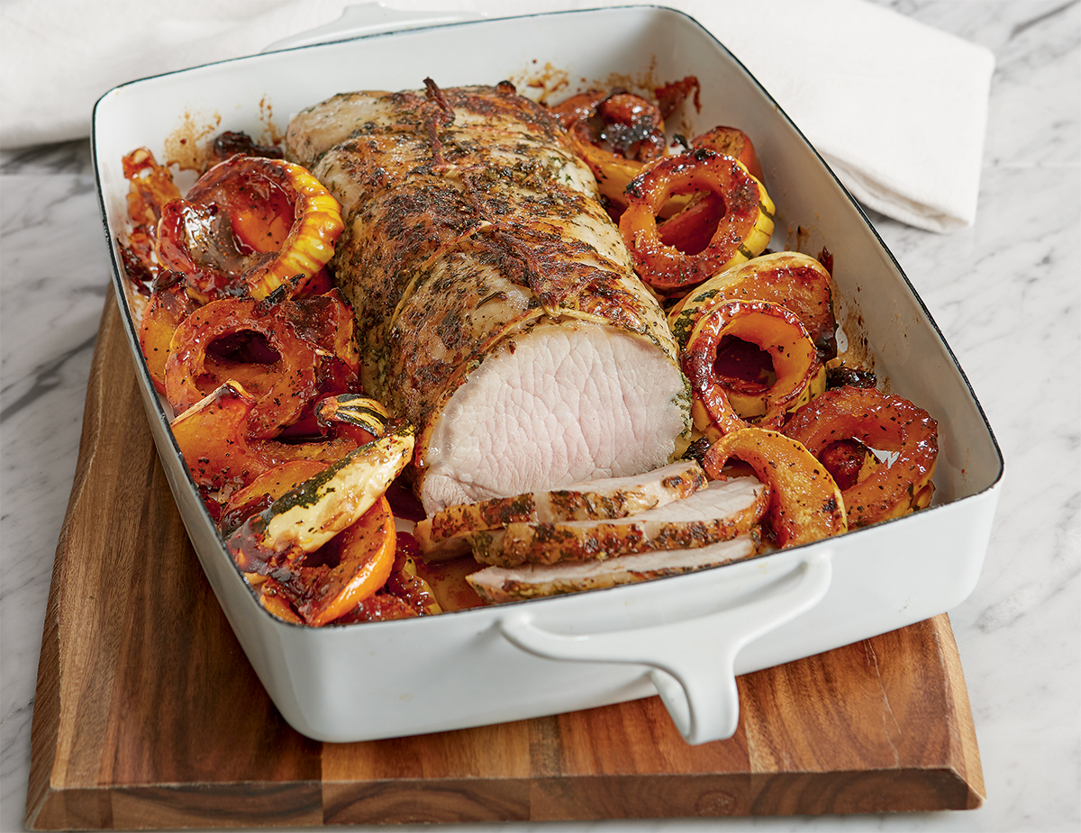 Pork Loin Roast Squash