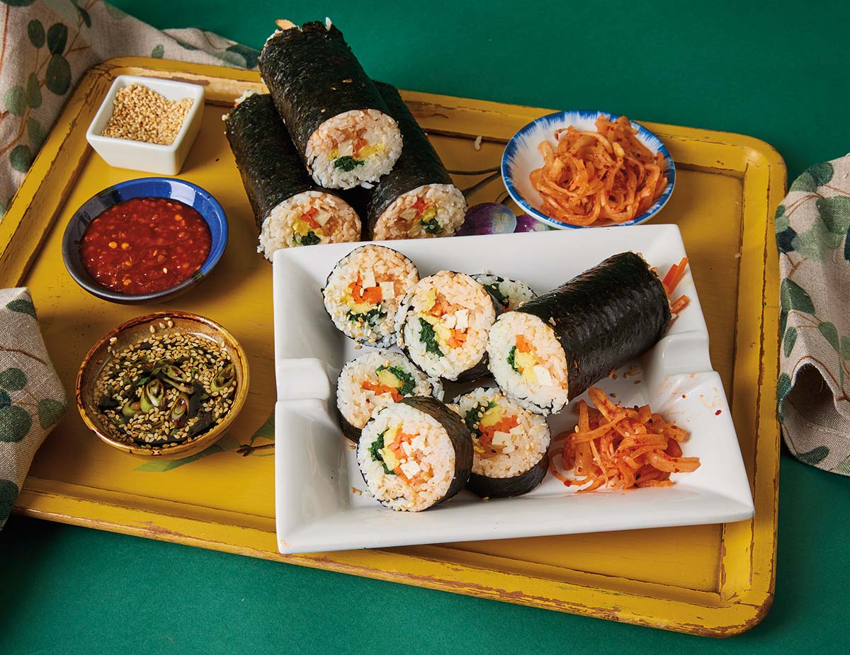 Vegetarain Kimbap