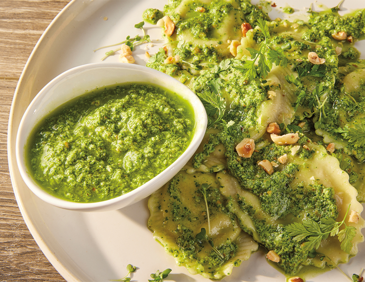 Spring Pesto Ravioli