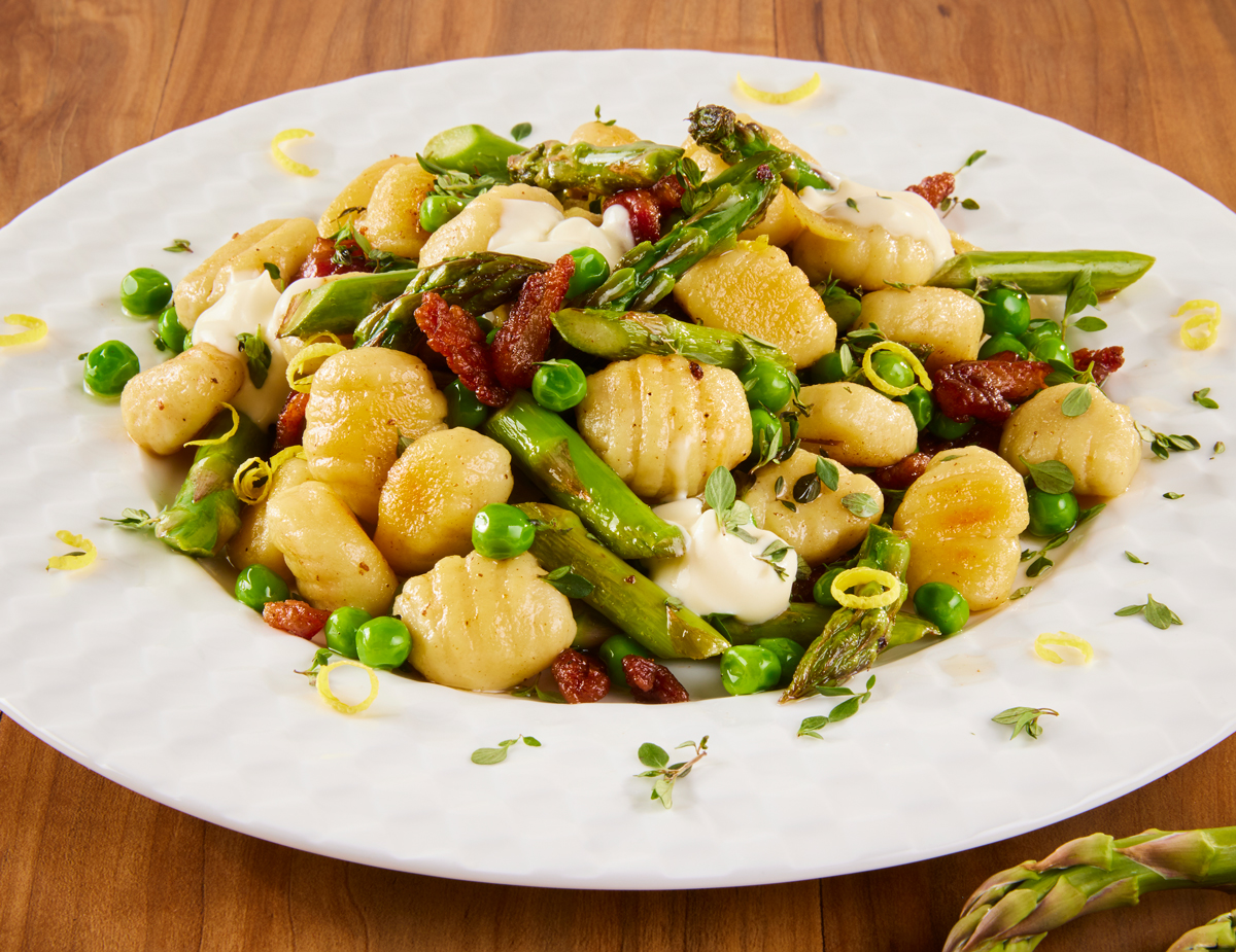 Asparagus Panchetta Gnocchi