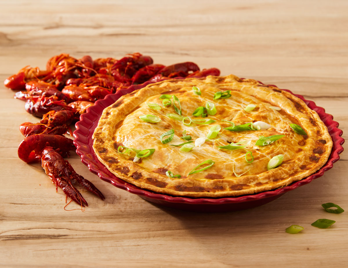 Crawfish Étouffée Pie